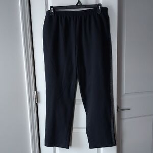 Alfred Dunner Black Sweatpants 1x